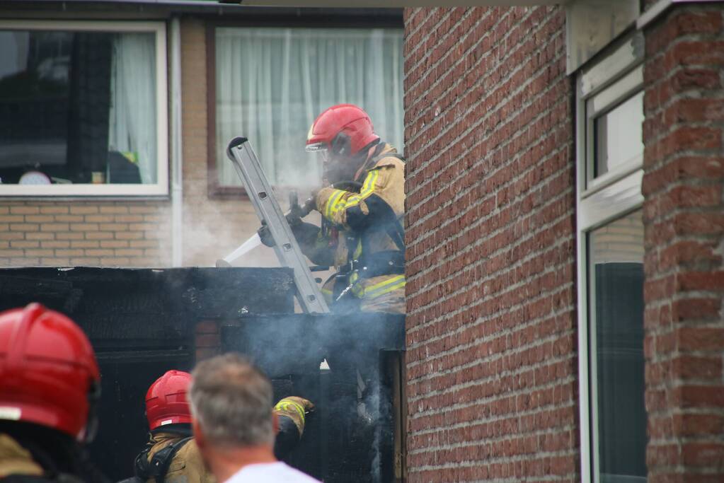 Garagebox uitgebrand tijdens klussen