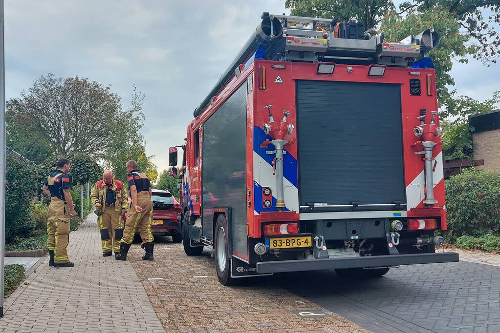 Vreemde lucht geroken bij woning