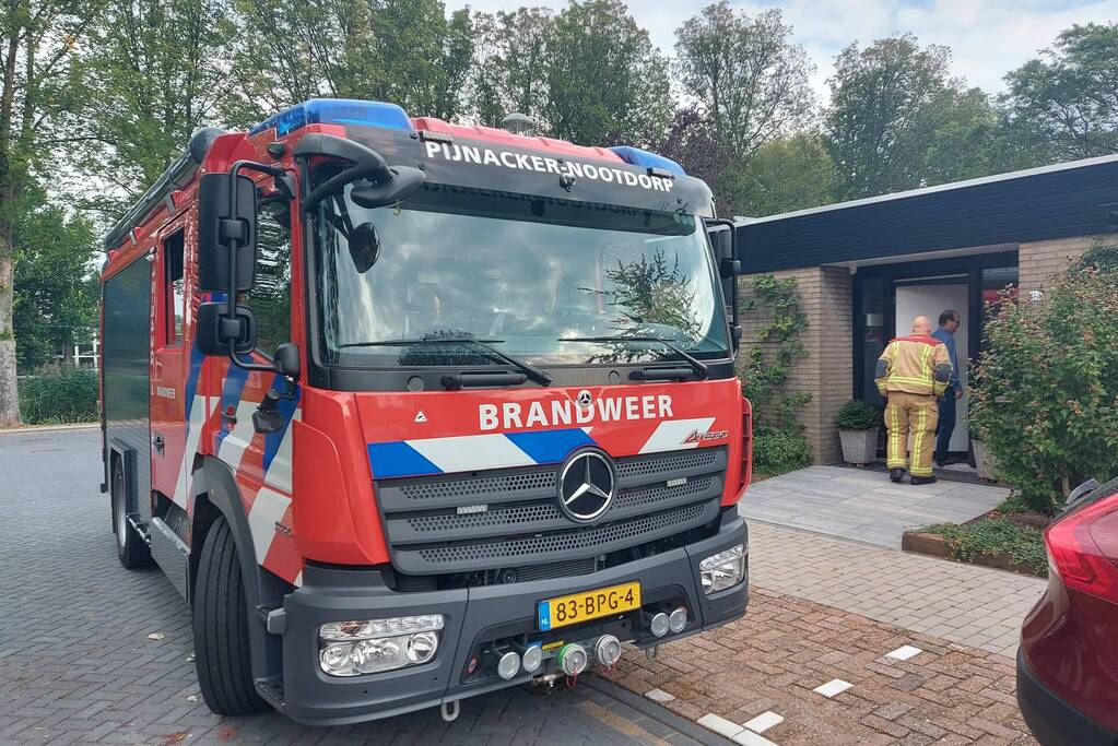 Vreemde lucht geroken bij woning