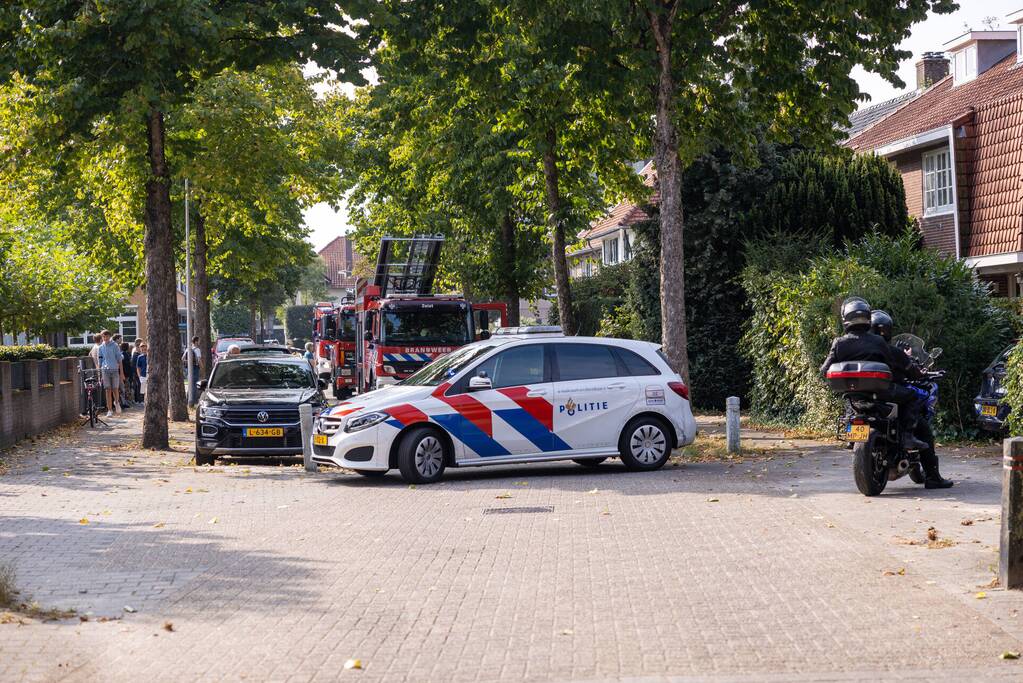 Brand in bijkeuken overgeslagen naar dak