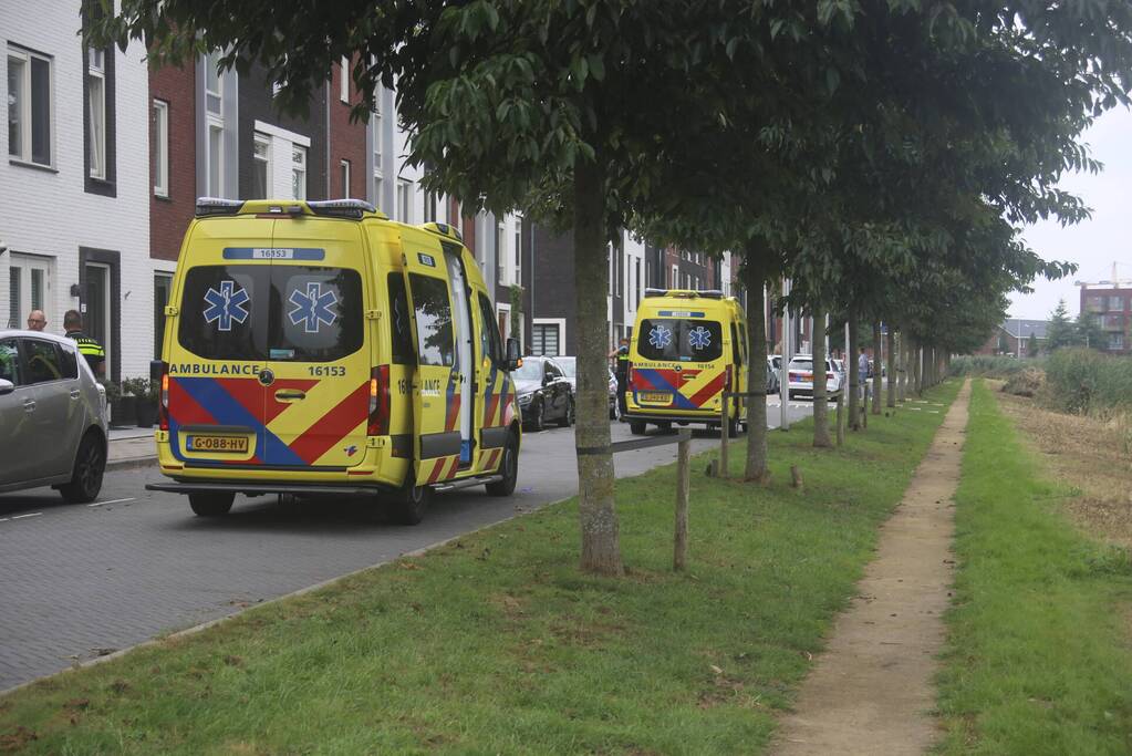 Traumahelikopter trekt veel bekijks