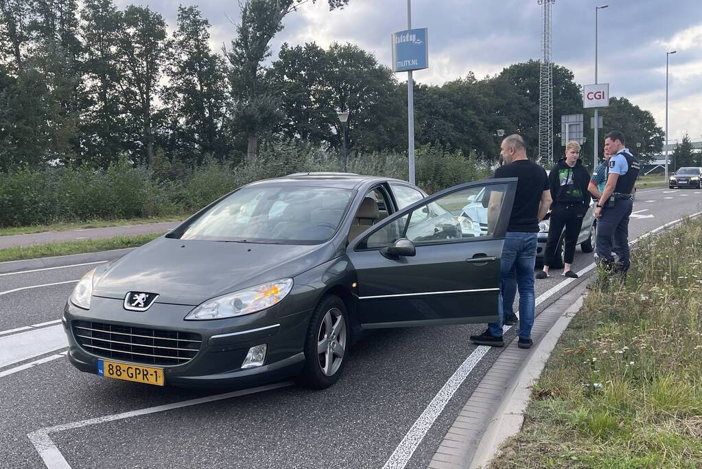 Veel schade bij kop-staart botsing