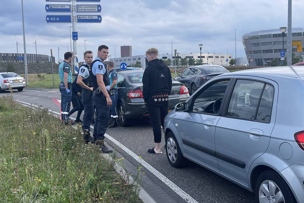 Veel schade bij kop-staart botsing