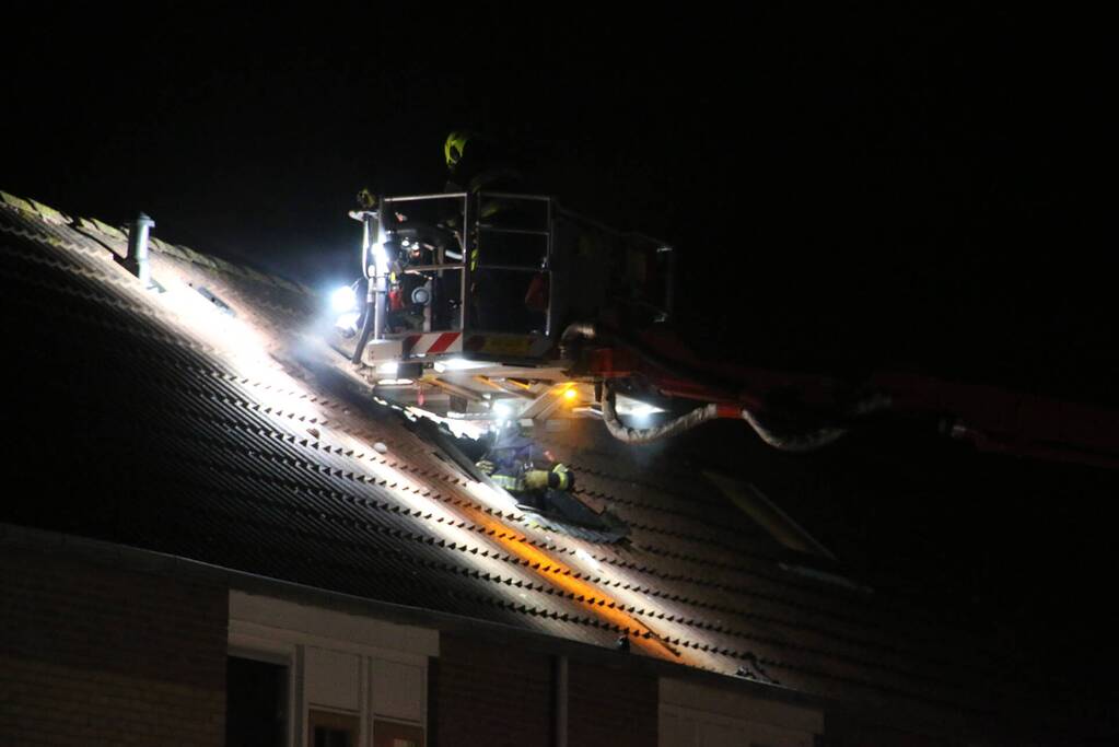 Fikse schade na brand op zolder