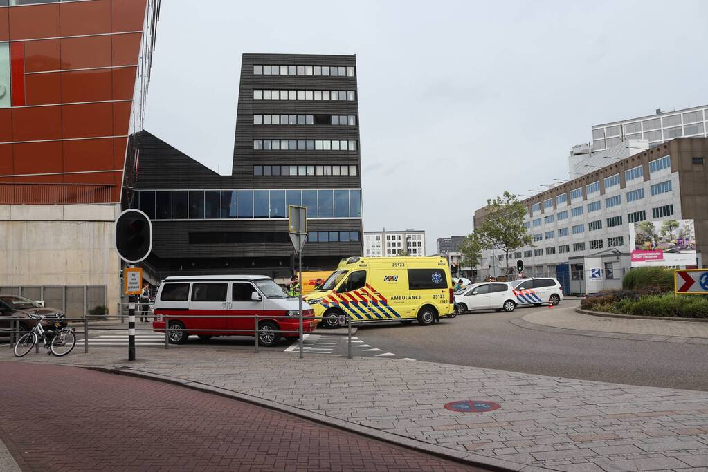 Verkeersopstopping na ongeval