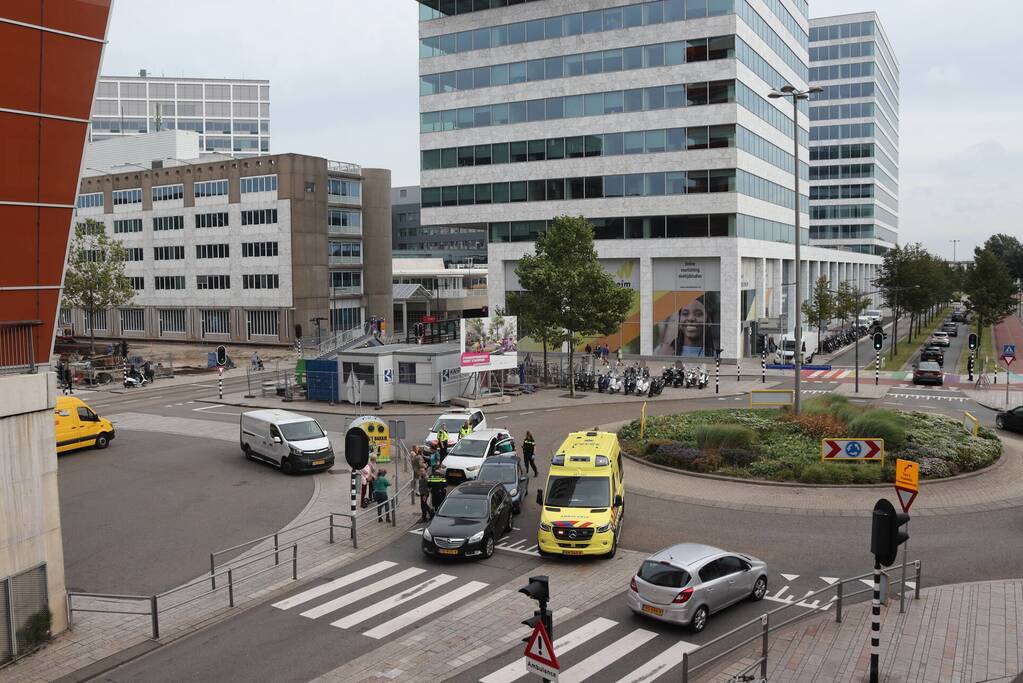 Verkeersopstopping na ongeval