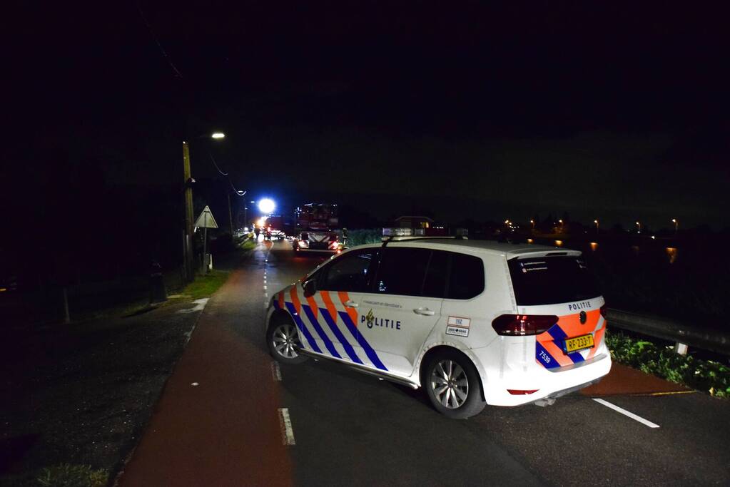 Zoekactie naar persoon te water na gevonden fiets