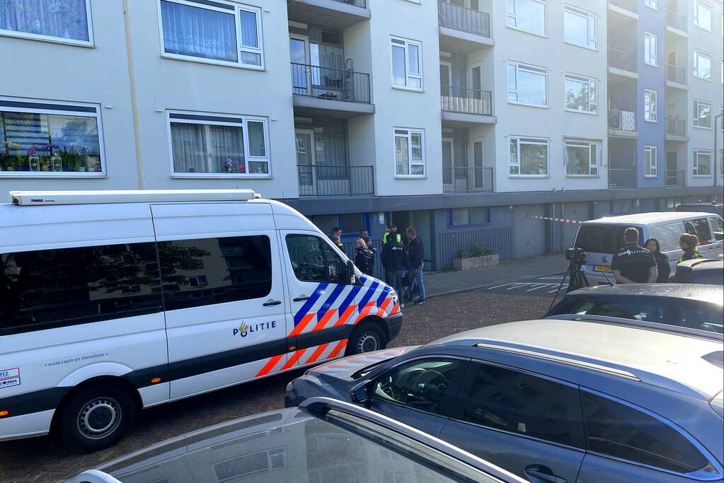 Overleden man aangetroffen in woning portiekflat