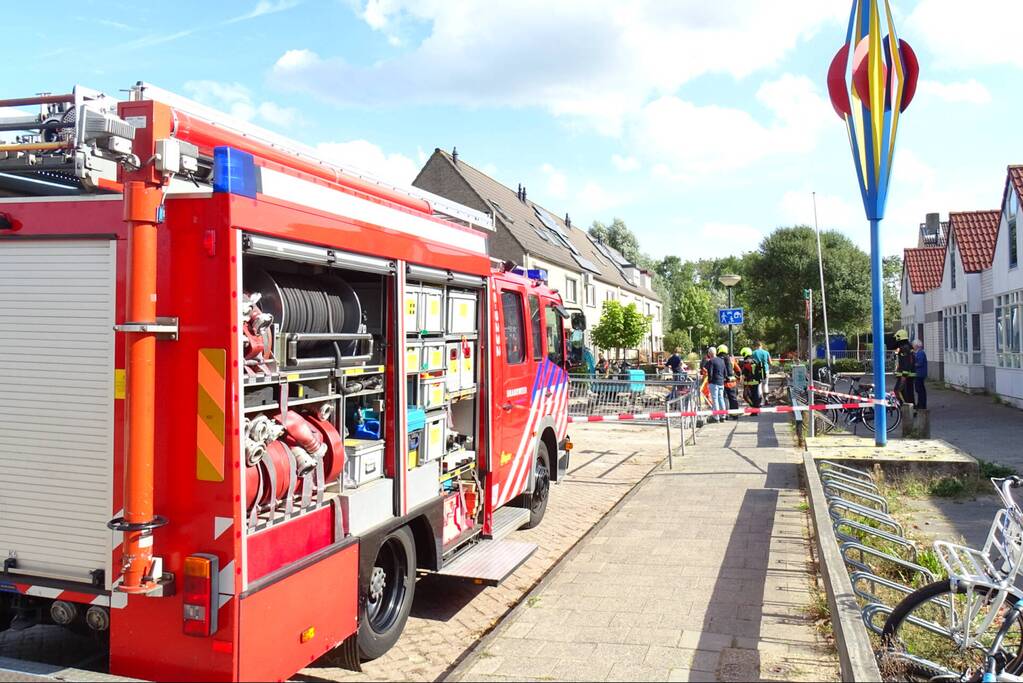 Gaslekkage ontstaan bij graafwerkzaamheden