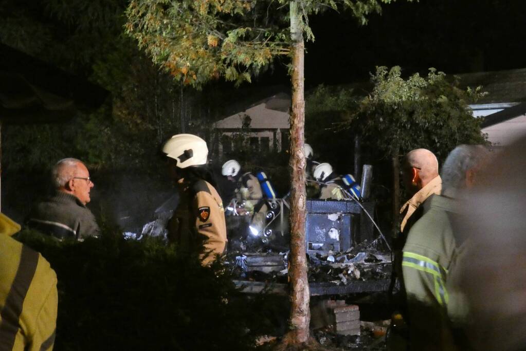 Uitslaande brand in stacaravan op vakantiepark Sonnevanck