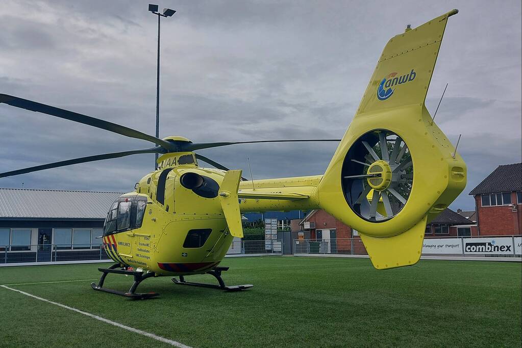 Inzet traumahelikopter trekt veel bekijks