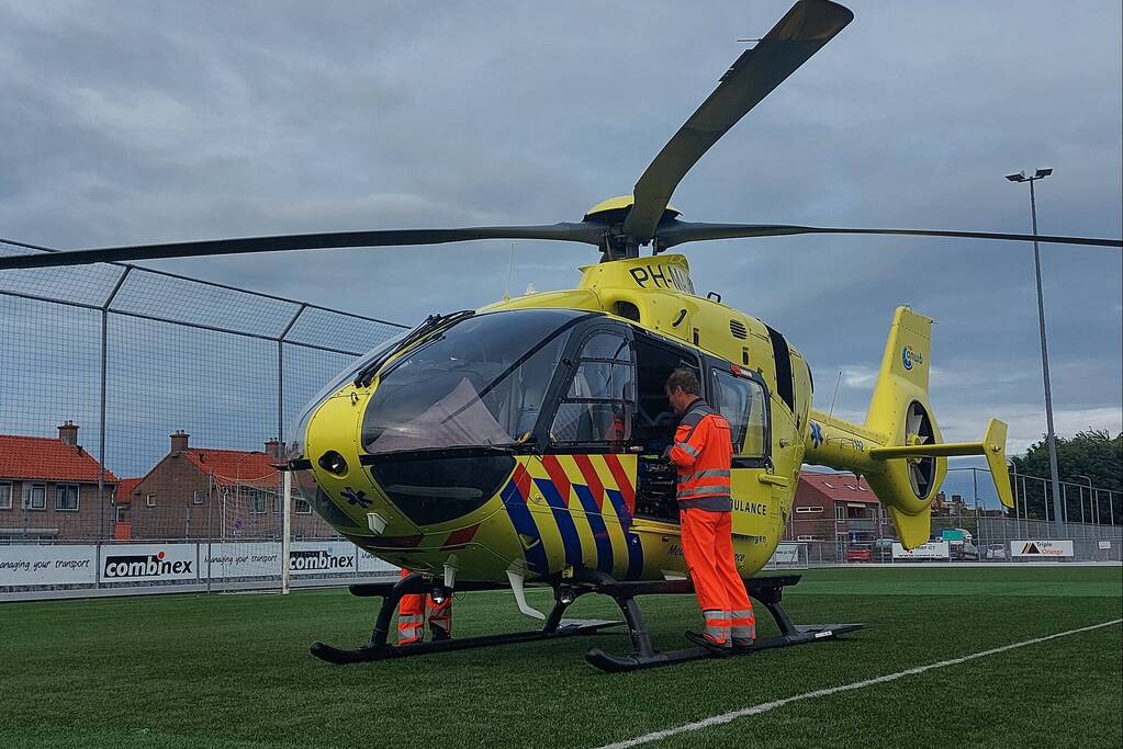 Inzet traumahelikopter trekt veel bekijks