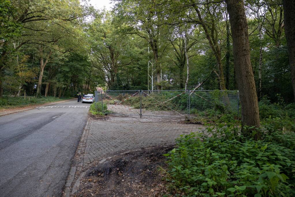 Brand bij GSM zendmast