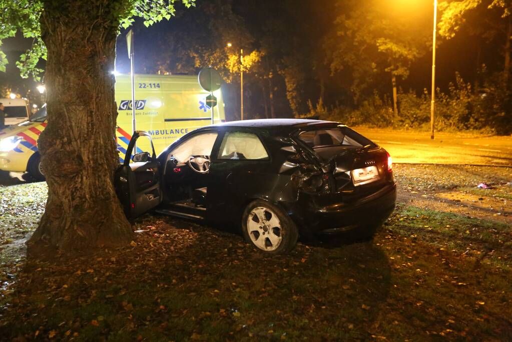 Automobilist onder invloed betrokken bij eenzijdig ongeval