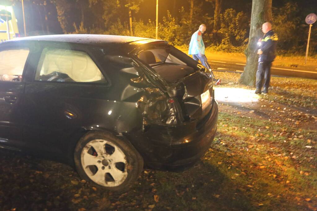 Automobilist onder invloed betrokken bij eenzijdig ongeval