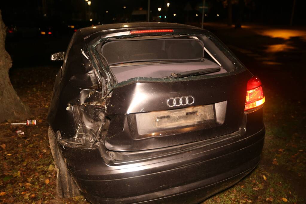 Automobilist onder invloed betrokken bij eenzijdig ongeval