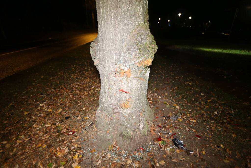 Automobilist onder invloed betrokken bij eenzijdig ongeval