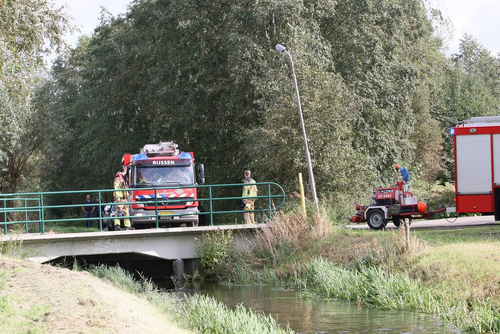 Brand in doucheventilator in woonboerderij