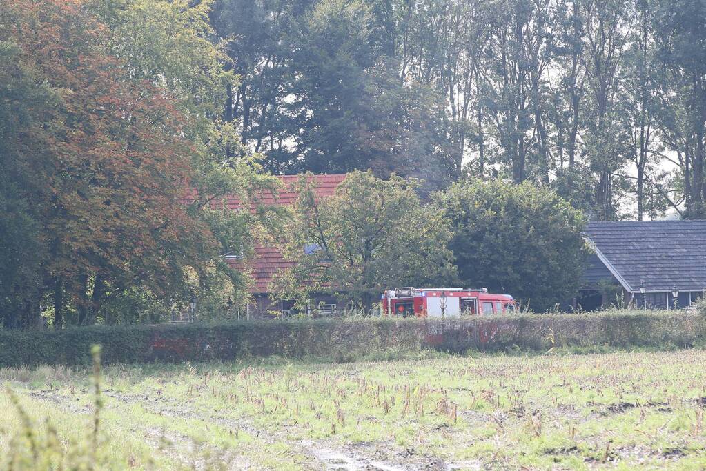 Brand in doucheventilator in woonboerderij