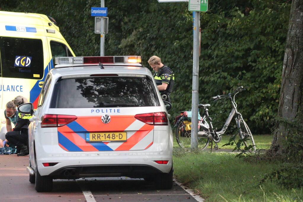 Fietser gewond bij aanrijding met andere fietser
