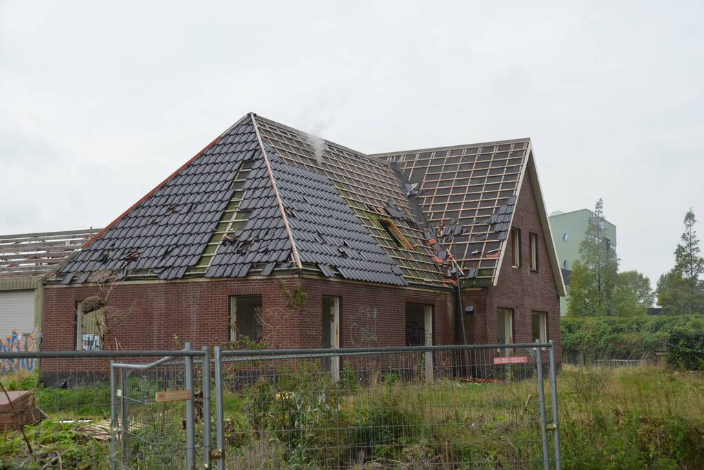 Brand ontstaan in leegstaande woning