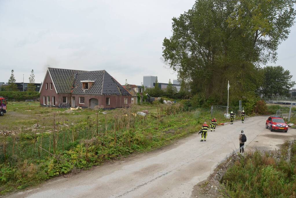 Brand ontstaan in leegstaande woning