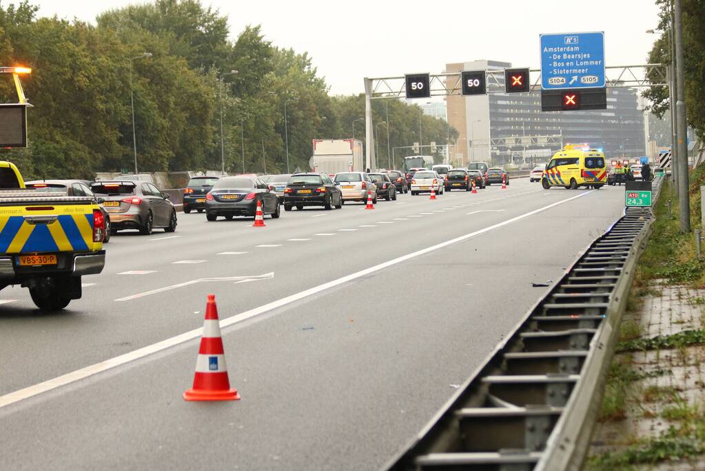 Schade tussen botsing auto's