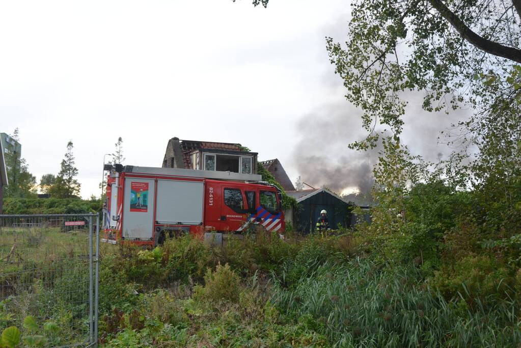 Wederom brand bij slooppanden