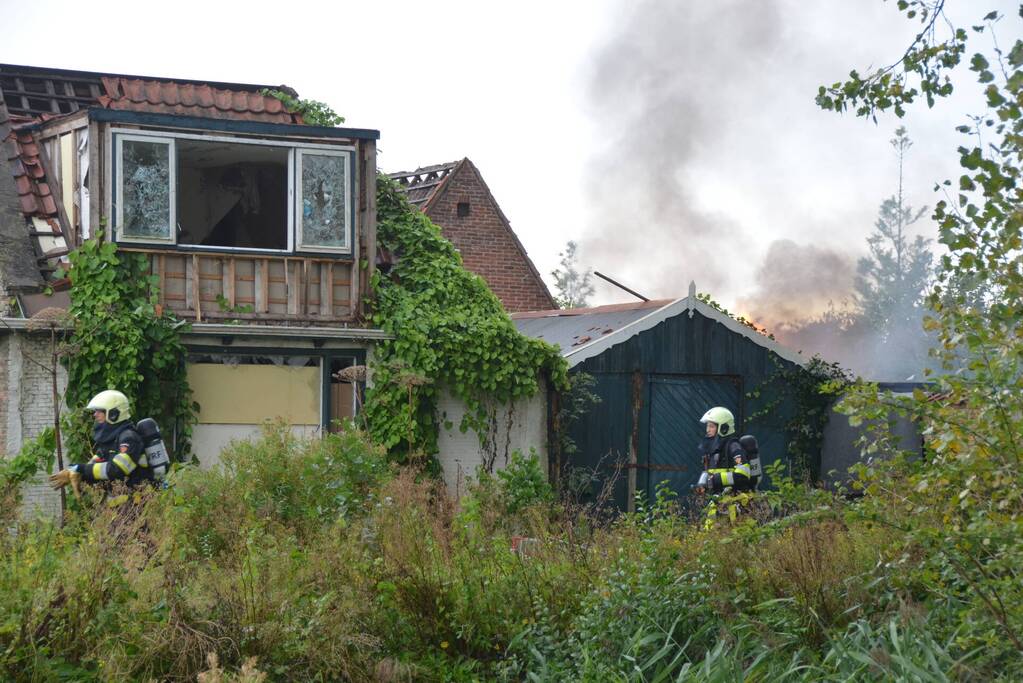 Wederom brand bij slooppanden