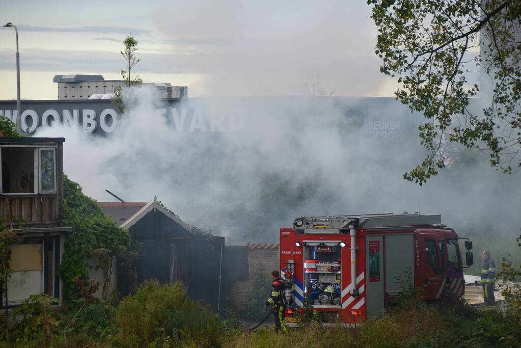 Wederom brand bij slooppanden
