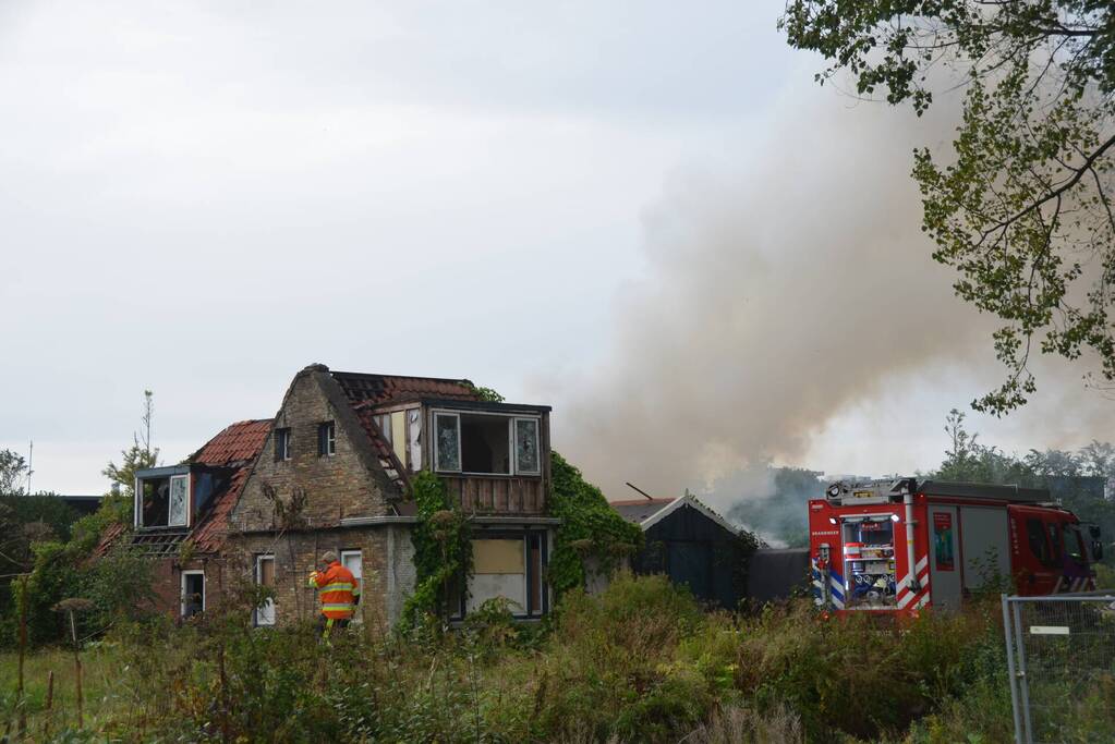 Wederom brand bij slooppanden