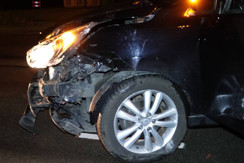 Veel schade bij verkeersongeval