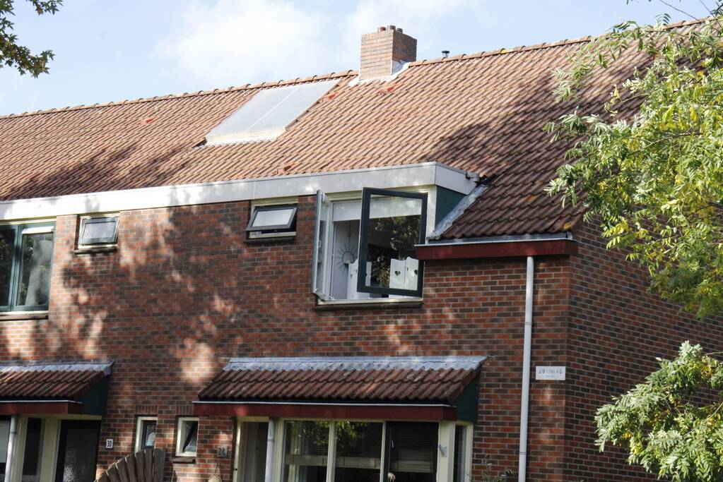 Cv-ketel op zolder vliegt in brand van woning