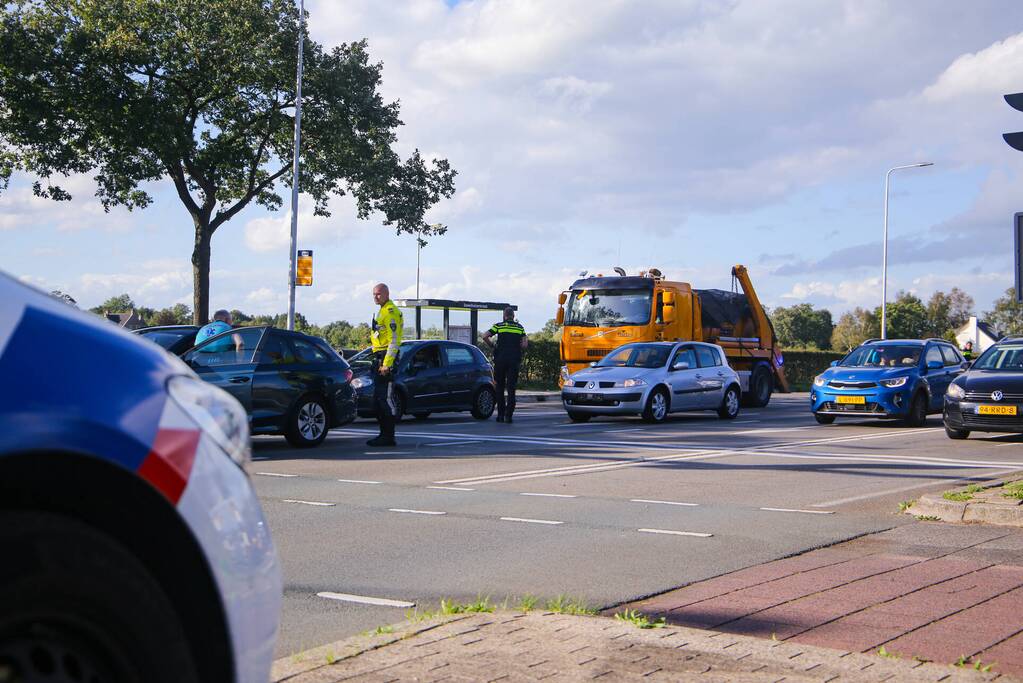 Twee auto's betrokken geraakt bij kop-staart ongeval