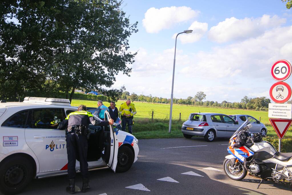 Twee auto's betrokken geraakt bij kop-staart ongeval