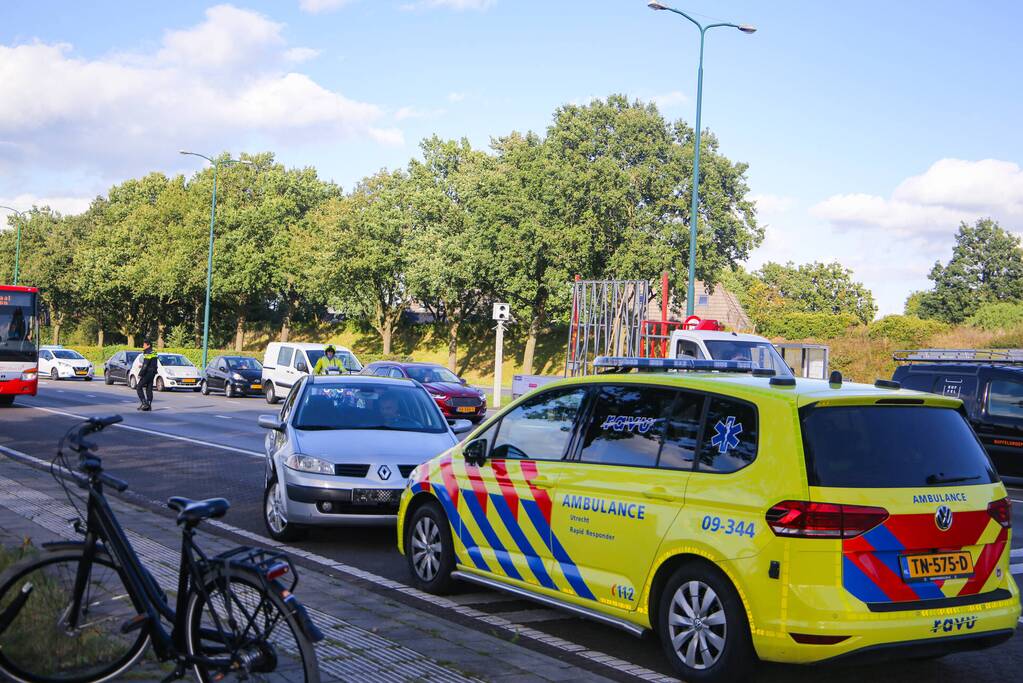 Twee auto's betrokken geraakt bij kop-staart ongeval