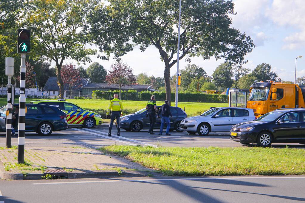 Twee auto's betrokken geraakt bij kop-staart ongeval