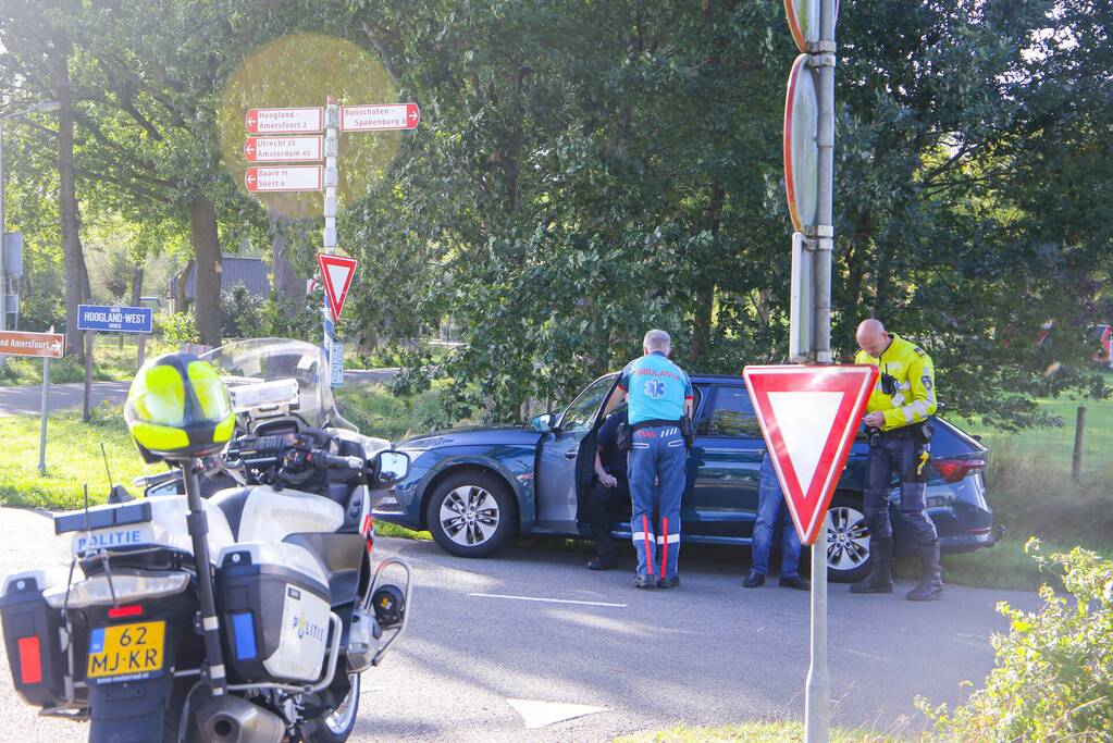 Twee auto's betrokken geraakt bij kop-staart ongeval