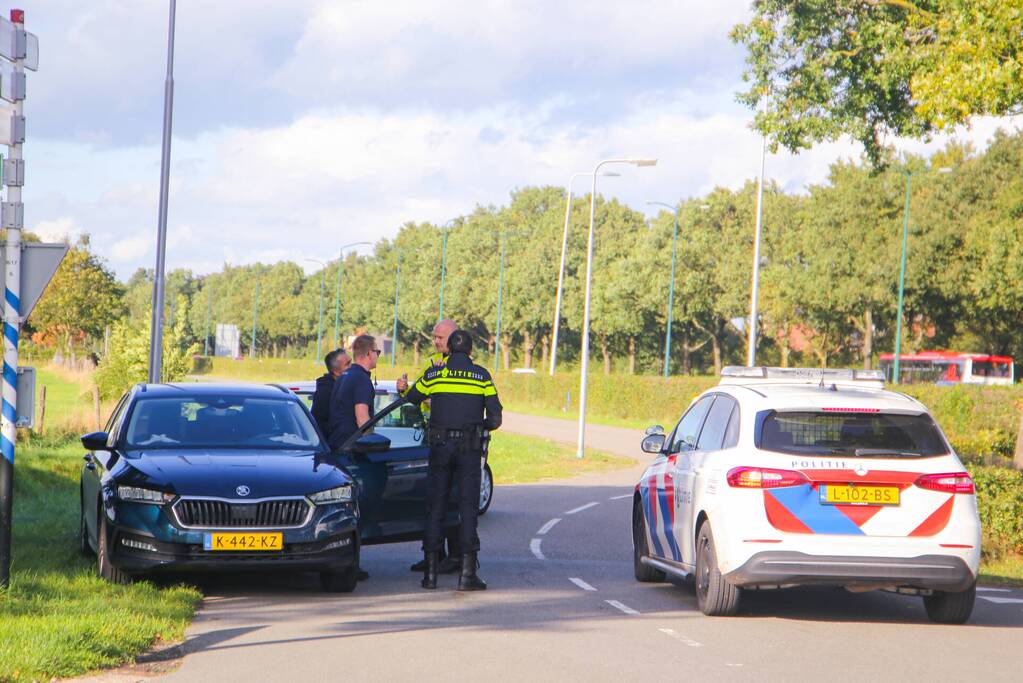Twee auto's betrokken geraakt bij kop-staart ongeval