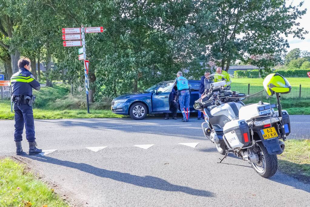 Twee auto's betrokken geraakt bij kop-staart ongeval
