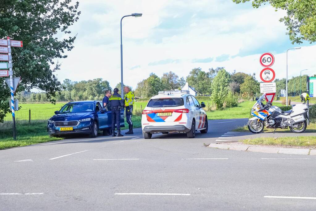Twee auto's betrokken geraakt bij kop-staart ongeval