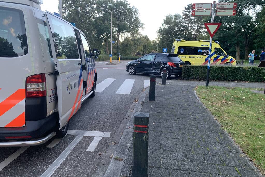 Schade bij ongeval op kruising