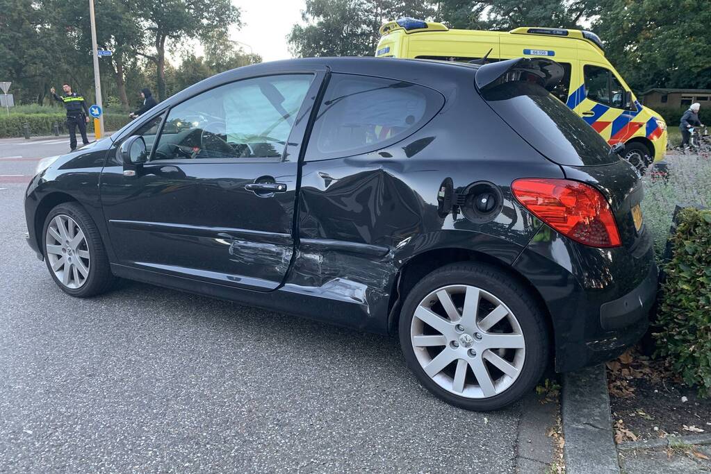 Schade bij ongeval op kruising