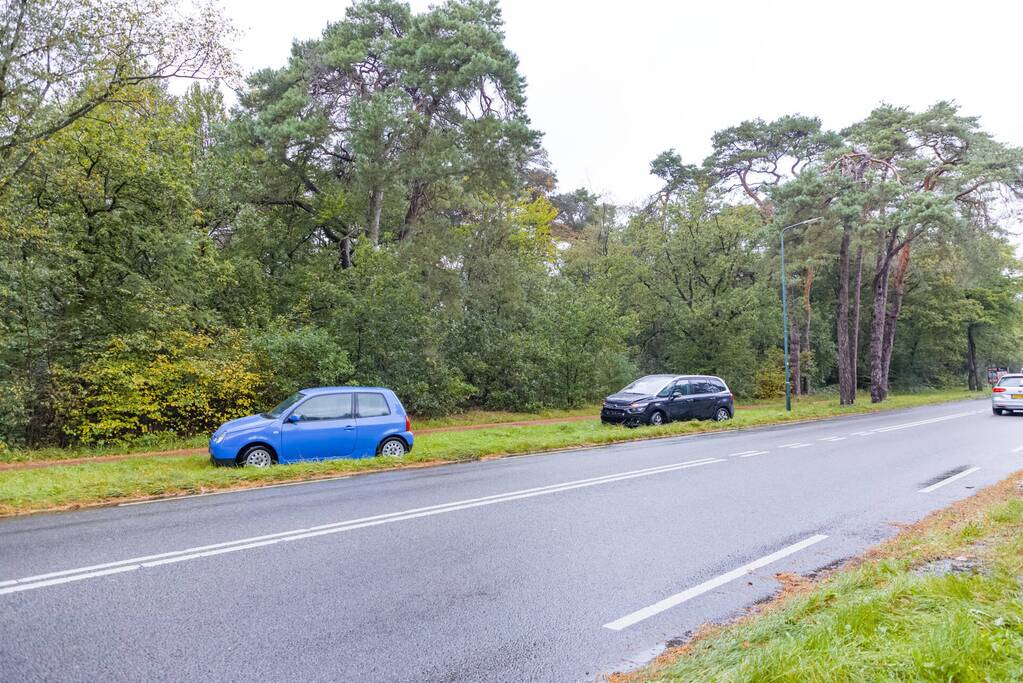 Eén gewonde bij kop-staart botsing