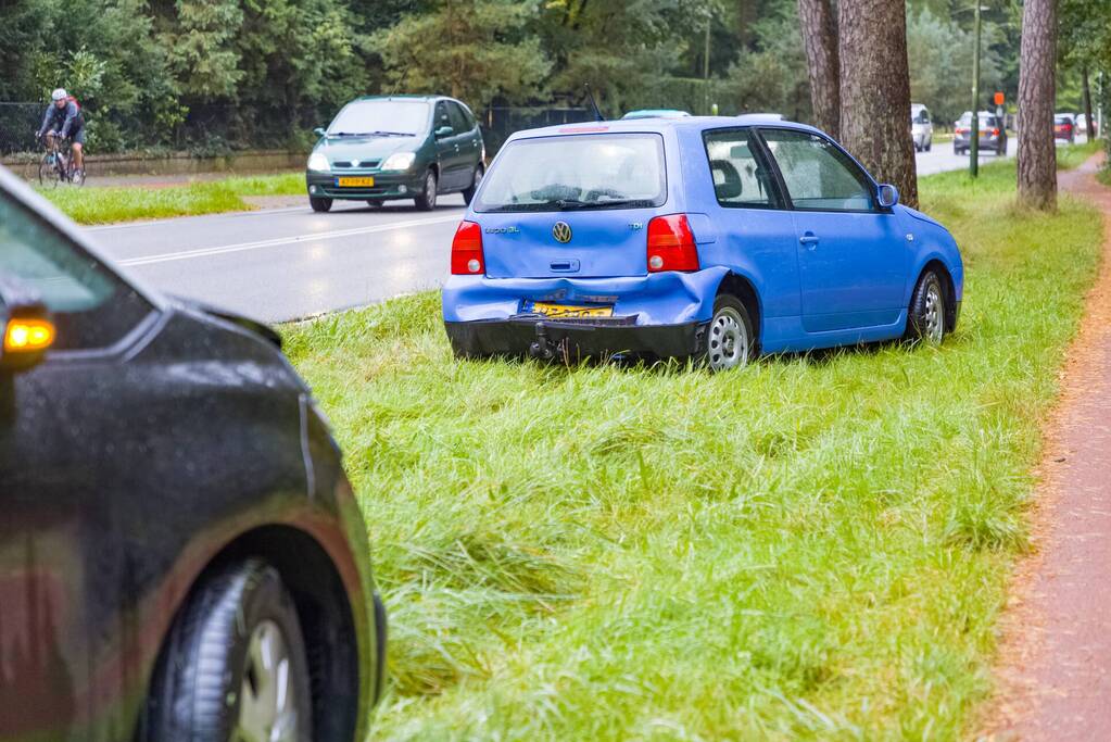 Eén gewonde bij kop-staart botsing