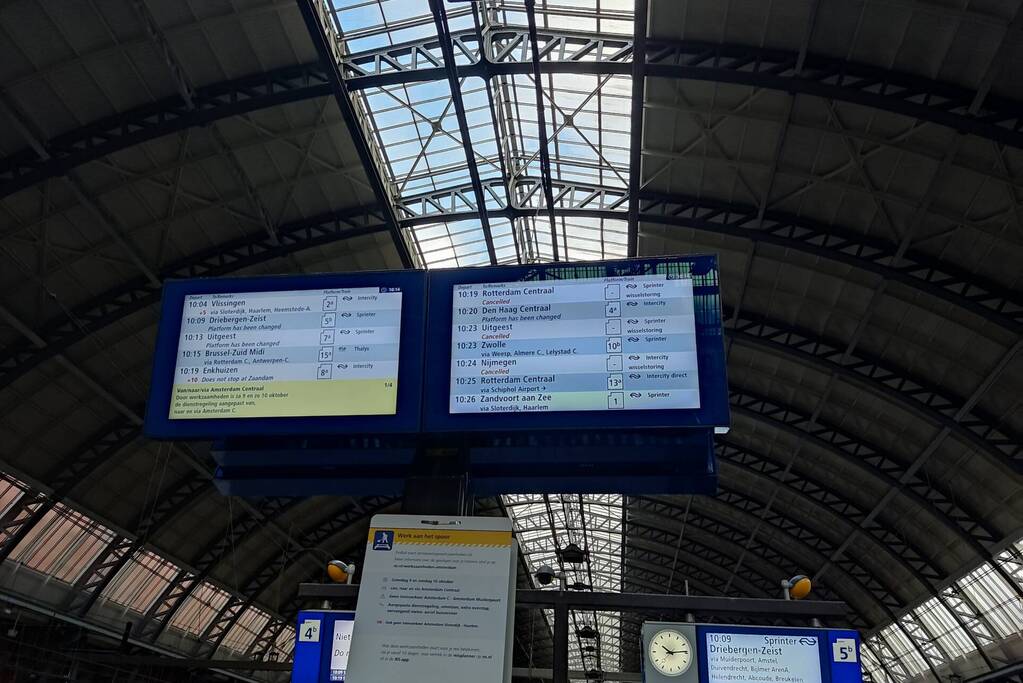 Wisselstoring ontregeld treinverkeer