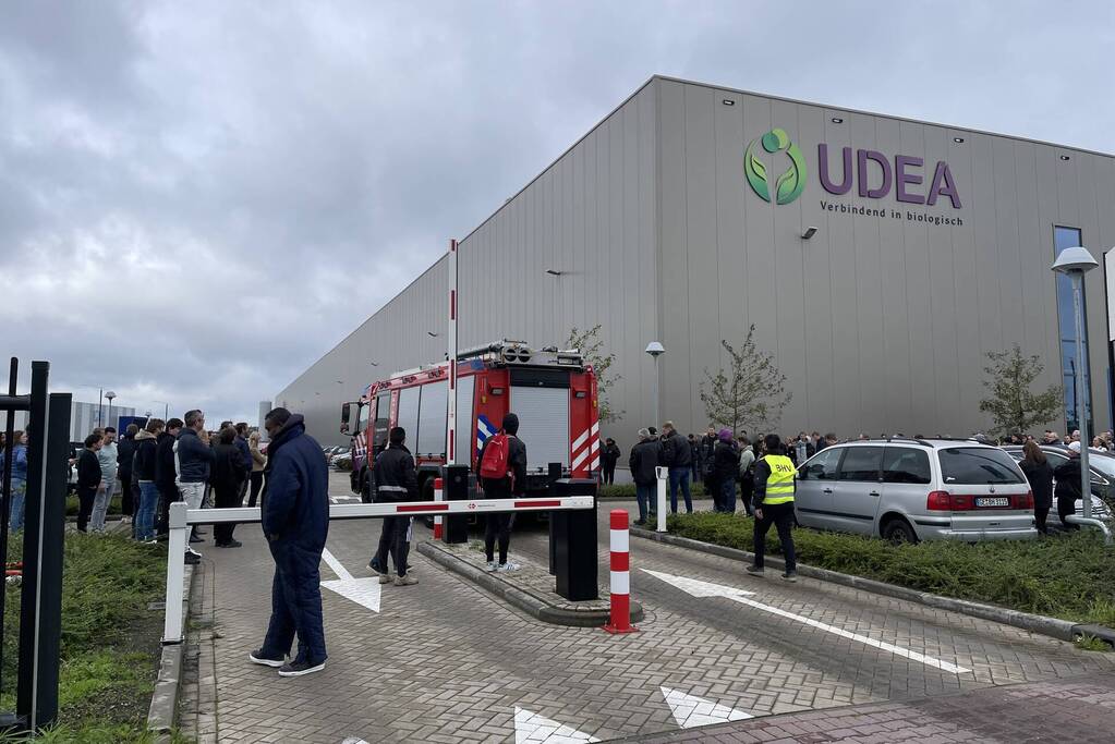 Bedrijf ontruimd na afgaan brandalarm