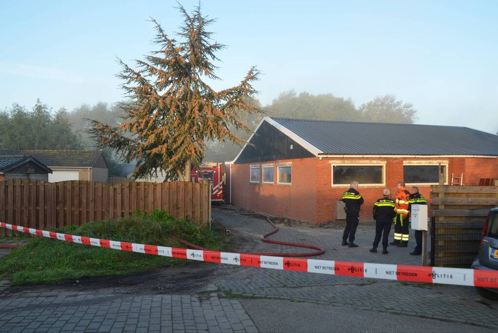 Brand in boothuis