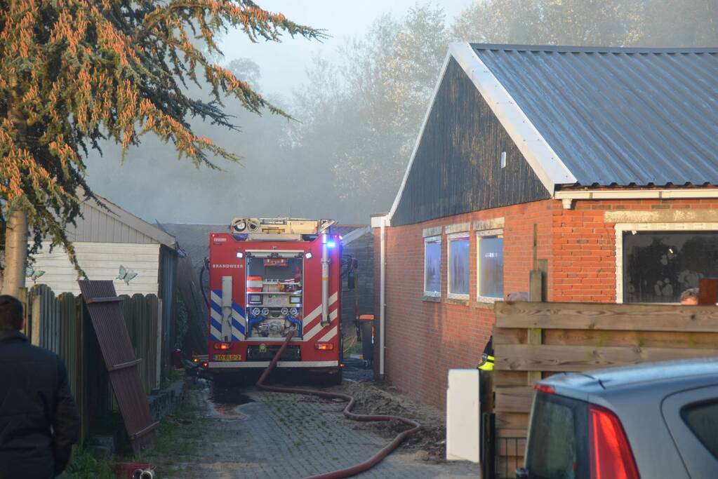 Brand in boothuis