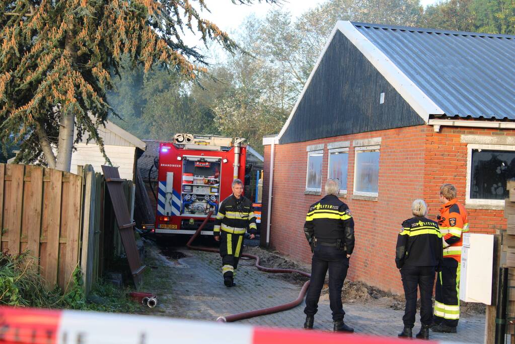 Brand in boothuis
